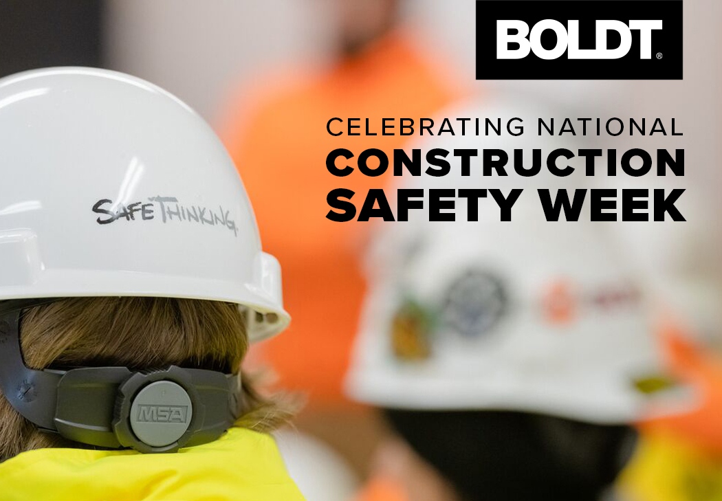 When people are your greatest asset, you give them the tools and support they need to work safely. This week we celebrate National #ConstructionSafetyWeek and focus on creating a culture and workplace where everyone feels safe.

Learn more about Boldt’s... boldt.com/about/safety