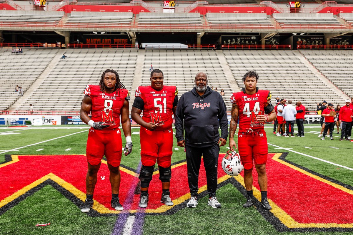 Quinton Jefferson Defensive Lineman Award: <a href="/famousstommm/">TOMMY AKINGBESOTE</a>, <a href="/TaizseJohnson/">Taizsé</a>
J.C. Jackson "I Like to Practice" Award: <a href="/CoreyColeyJr/">Corey Coley Jr.</a>, <a href="/RexFleming8/">Rex Fleming</a>, @1kcmc, <a href="/Fox45worm/">Gereme Spraggins</a>
Ed Modelewski Headhunter Award: <a href="/jordan50OTF/">Jordan Phillips</a>, <a href="/RunItUpCorey/">Corey Bullock</a>, <a href="/CalebWheatland/">Caleb Wheatland</a>

More: go.umd.edu/3nhV5PA