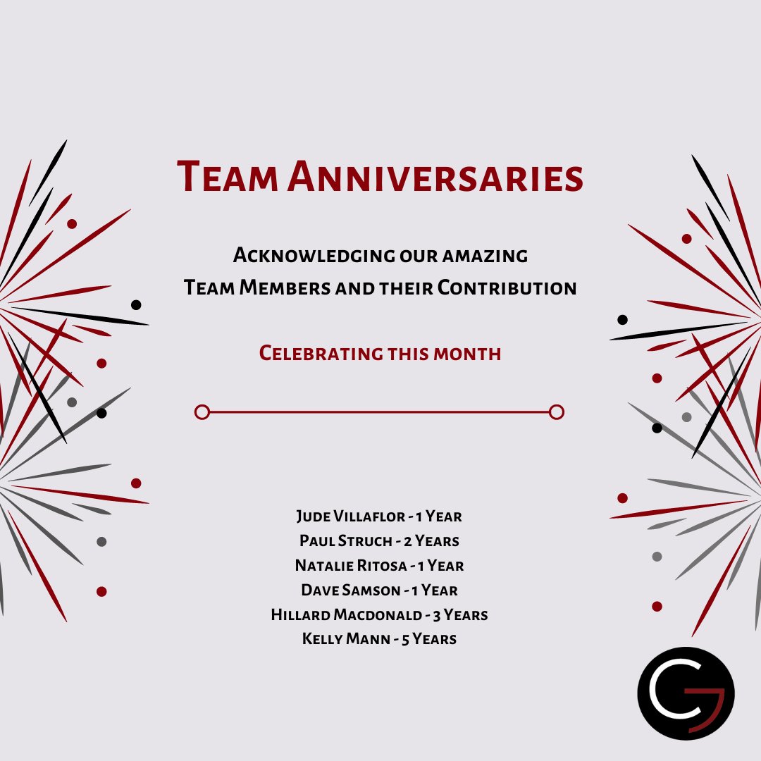 Celebrating another month of working together! 🤝🌟 #teamanniversary #geomatics #dreamteam