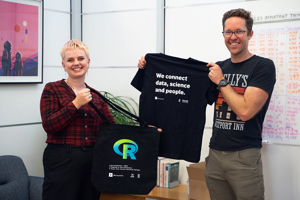 Epi_interactive's tweet photo. Busy days at the office getting ready for R Exchange - looking forward to see you all there on Friday!

It’s not too late to join us – registration and more information at https://t.co/yjROXX32H5

#rstats  @posit_pbc #NewZealand  #DataScience #opensources https://t.co/lFhrQNoRjS