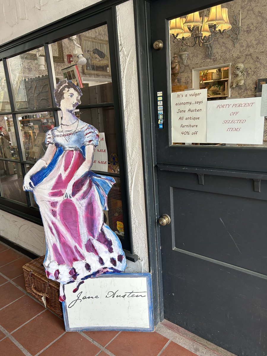 amandapfrankel's tweet photo. I spent the afternoon yesterday  in a store thoroughly entrenched in Austen camp, currently living my best cringe life https://t.co/41oLE0VgWT