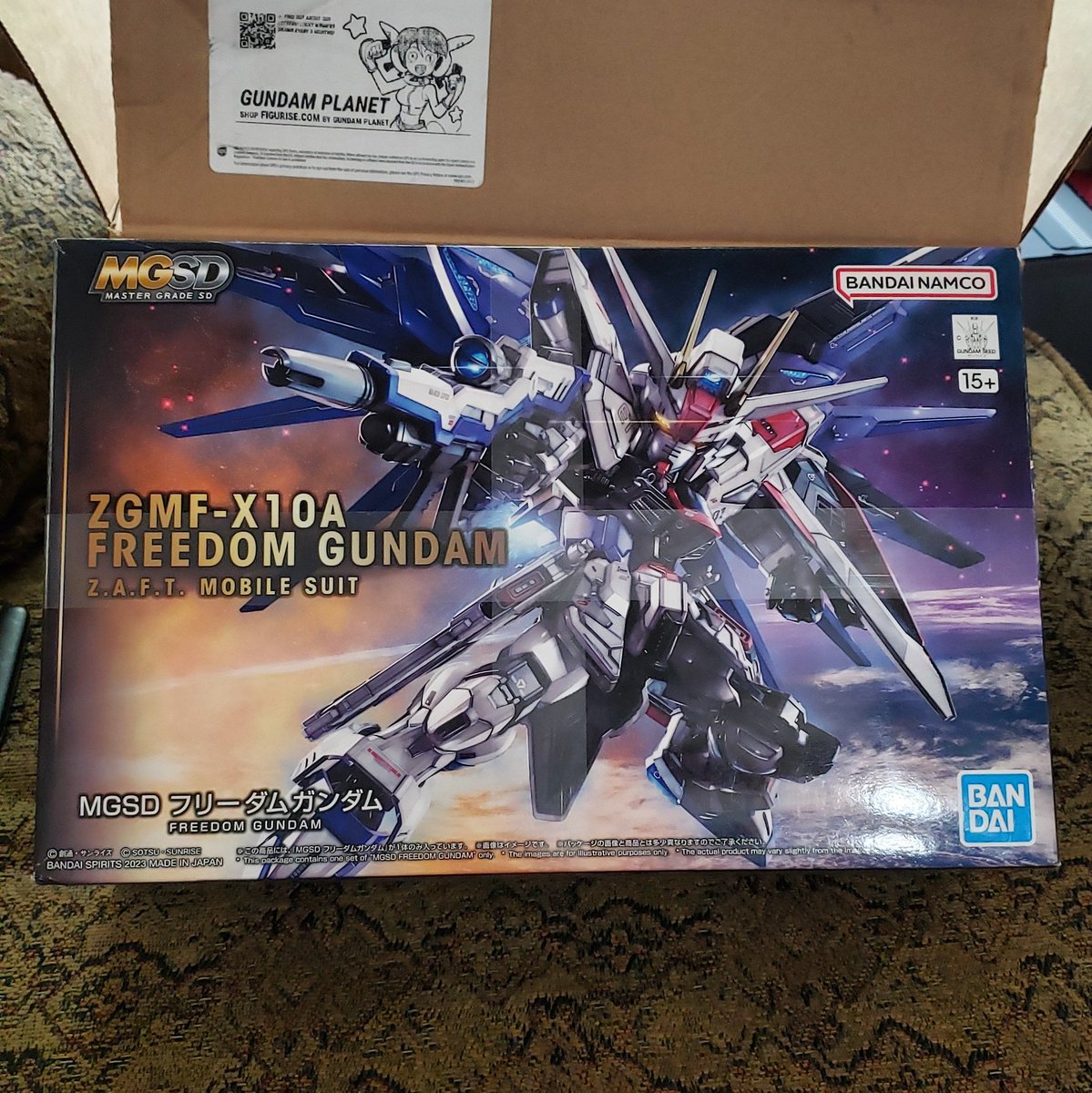 ProphetEKA's tweet photo. Ha HA! After seeing so many other folks' builds (and this being essentially unobtainium for a hot minute), I finally got one of my own.
Props to @gundamplanet for the quick shipping. = )
#Gunpla #MGSD #ZGMFX10A #FreedomGundam #IGotOne https://t.co/qcssvdAsm4