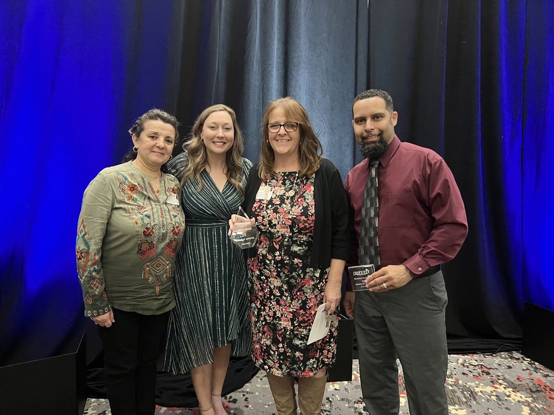 Congratulations to: Sami Guerriche (10 years), Jennifer Morelli (15 years), Sandra Thompson (25 years), and Rick Alicea (10 years) on their years of service to Pflugerville ISD!