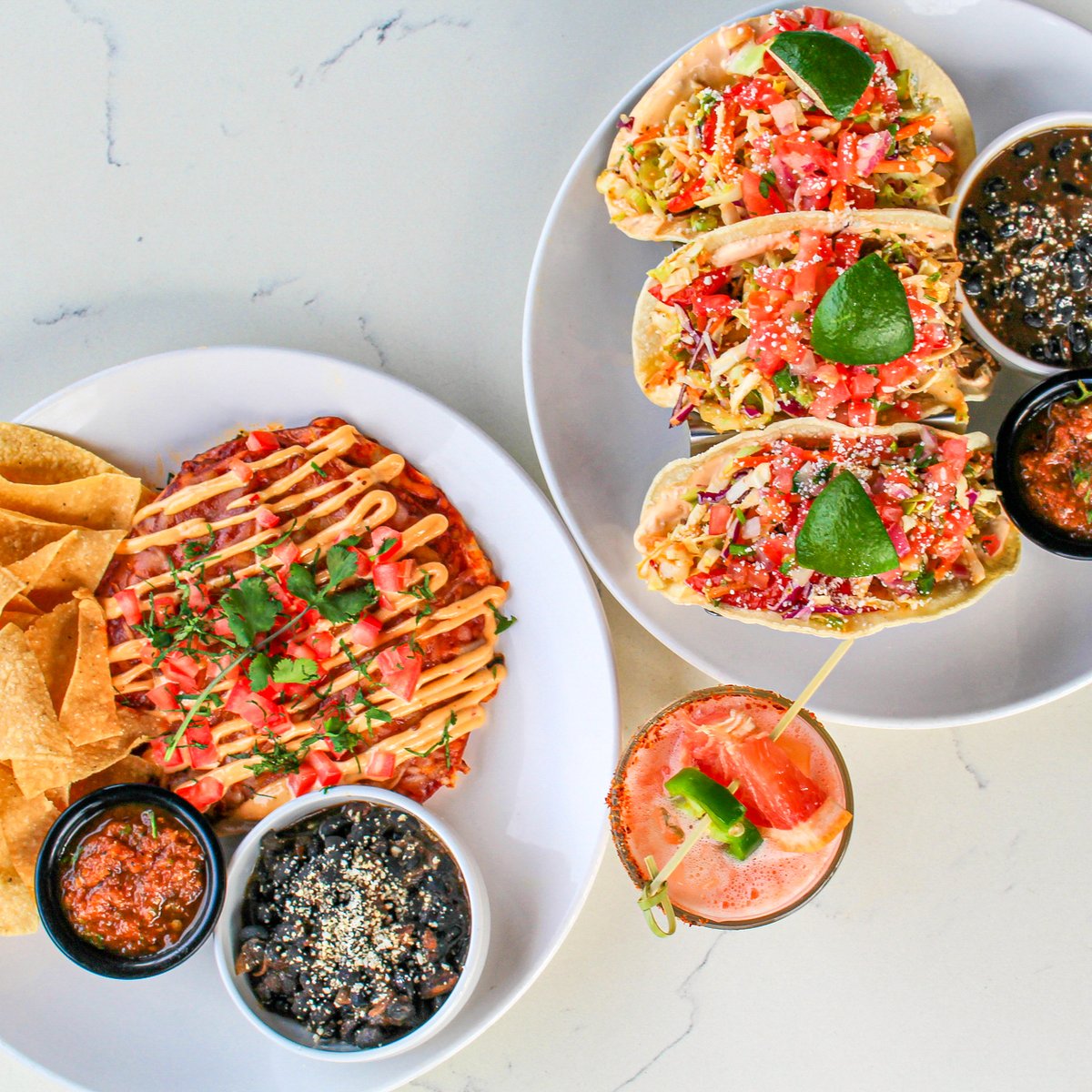 thirstylion's tweet photo. Let's get ready to fiesta like there's no mañana with these delicious Cinco de Mayo dishes! 🪅 Our limited-time Cinco De Mayo menu is ONLY available from Thurs 5/4 - Sat 5/6.  

Don't forget to order a margarita or sangria! 🍹
#CincoDeMayo #LimitedTimeMenu #ThirstyLion https://t.co/IWX98TmoHM