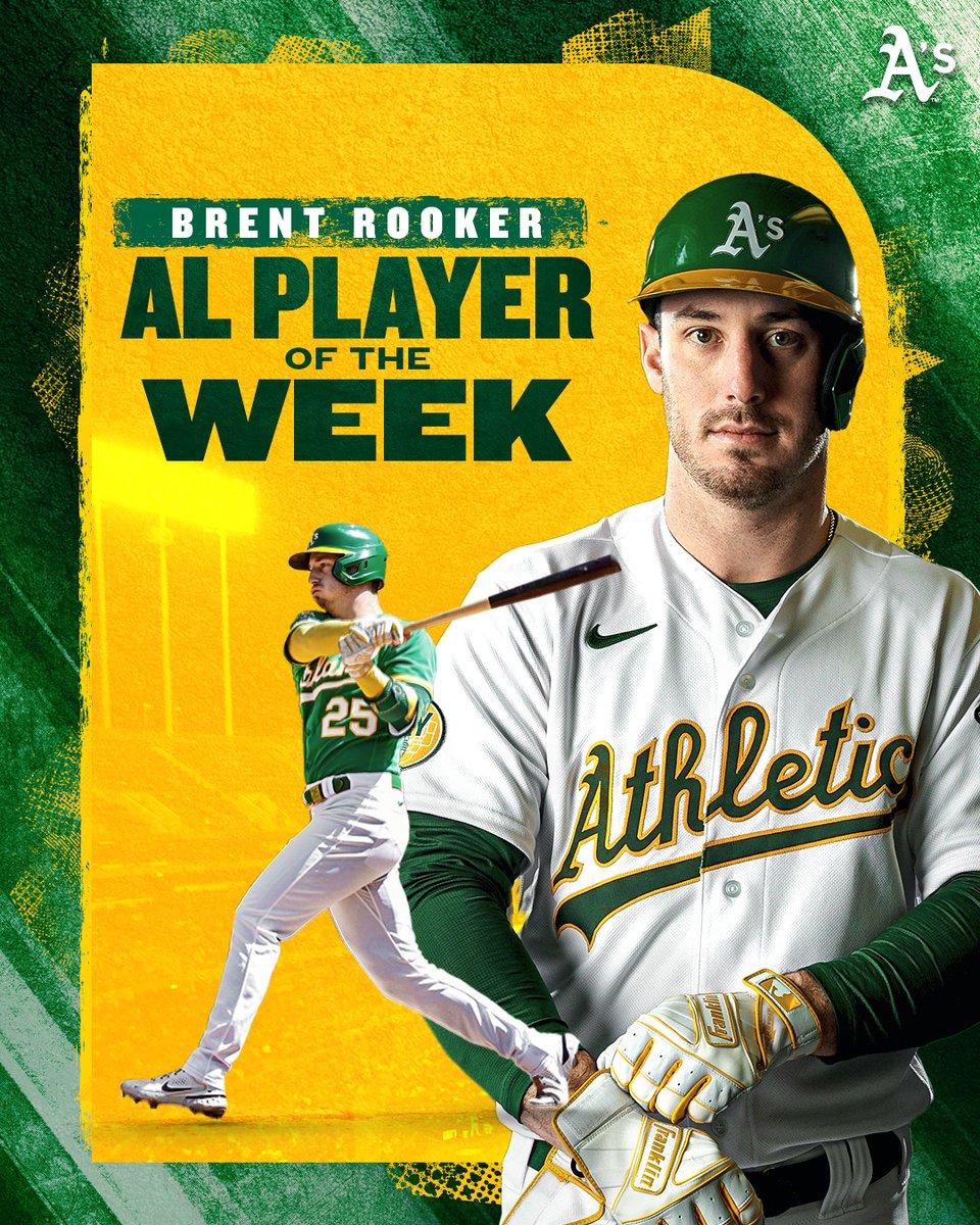 Athletics's tweet photo. Rook Player of the Week? Check. ♖ https://t.co/gFbqV3jC3c