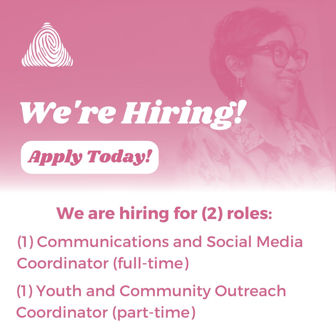 CCGSD_CCDGS's tweet image. Want to join our team? 🎉

We are hiring for (2) exciting roles! Applications close on May 21st!

⭐ Interested? Apply here: ccdgs.bamboohr.com/careers ⭐

#Job #JobOpportunity #NewJob #Employment #2slgbtq #SocialImpactJobs #SocialJusticeJobs #NonProfitJobs