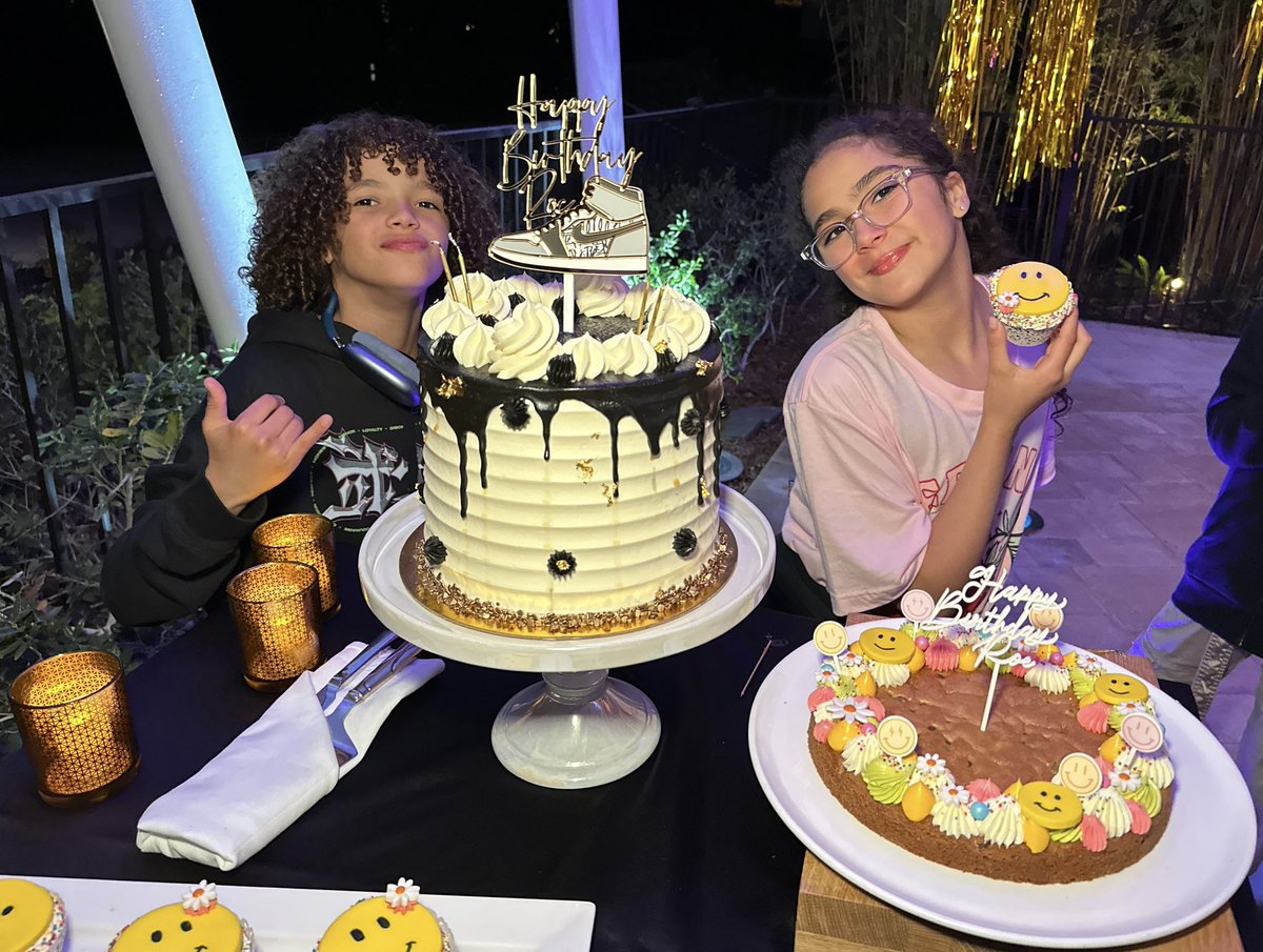 Roc & Roe’s 12th birthday festivities continue 🥳🥳🥳 