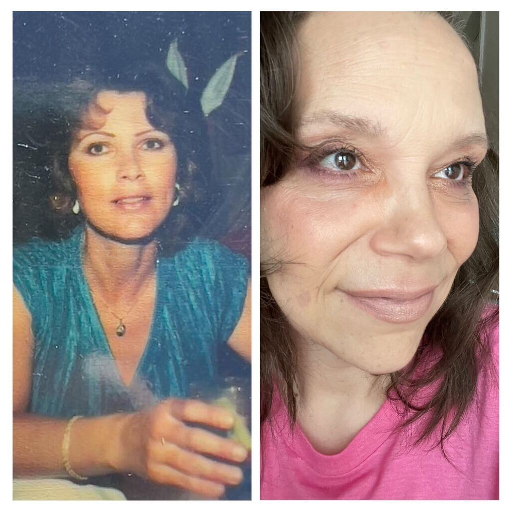 CassyAndCorey's tweet photo. When I took this photo yesterday I had a notion that for once I felt like I looked like my mom. Like most moms and daughters we had a complicated relationship. She was my best friend for so many years and when I chose to live away basically it caused a breach that just could… https://t.co/cyiowpOL71