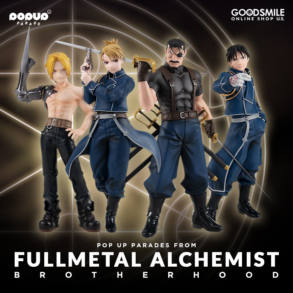 GoodSmile_US on X: Transmute your collection into one worthy of a State  Alchemist! Add Fullmetal Alchemist POP UP PARADE and other figures to your  collection today from GOODSMILE ONLINE SHOP US! Shop