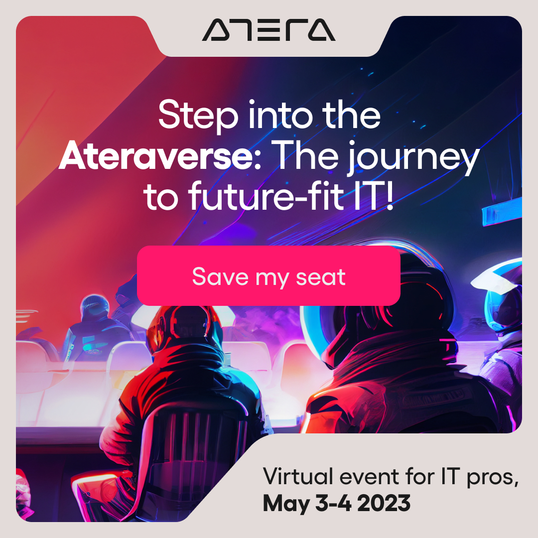 AuvikOfficial's tweet photo. IT professionals! 📢 Don't miss the chance to learn &amp; connect with industry leaders about the future of IT at the #Ateraverse virtual event on May 3-4 from 9:00-13:00 PST. #Auvik is a proud sponsor of the event. Register now! https://t.co/cdSy2vYkNY #ITpros #virtualconference https://t.co/cA8y3U8xs5