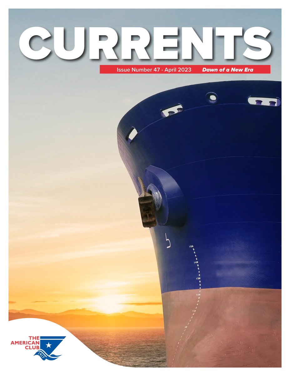 americanpandi's tweet photo. The Mgrs of #AmericanPandI & @EO_Marine announce #DawnofaNewEra the 47th edition of their in-house #newsletter, #Currents. Accessible from the Club’s website at: https://t.co/cTfUmT2Jt7
#diversity #esg #fireextinguisher #decarbonization #bunkerfuel #Houston2018 #Singapore2022 https://t.co/6E6sMsHbhn