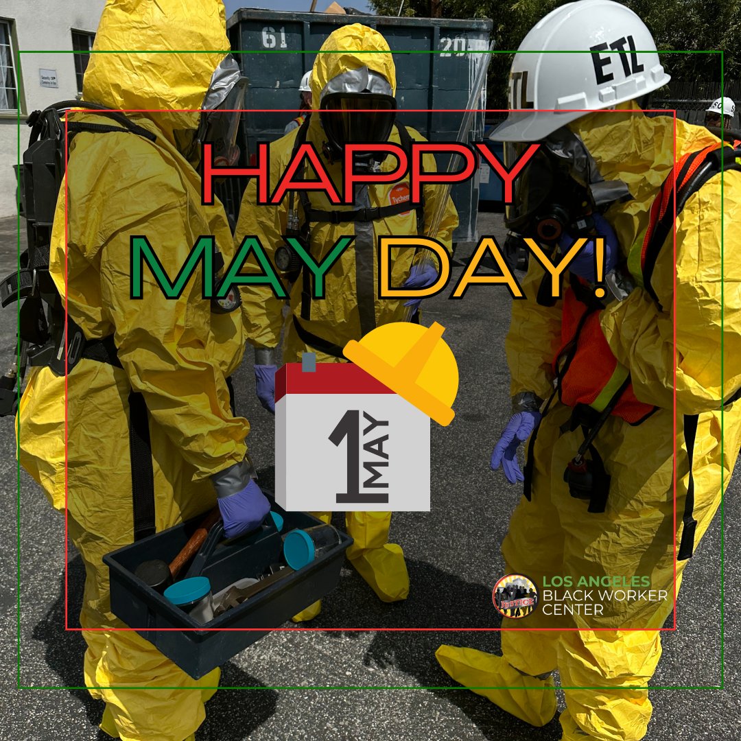 May 1st is International Workers' Day, also referred to as May Day.

Today we give respect to and highlight the contributions of Black workers to society ✊🏿🖤

Happy May Day!

#internationalworkersday #mayday #labormovement #blackworkersmatter