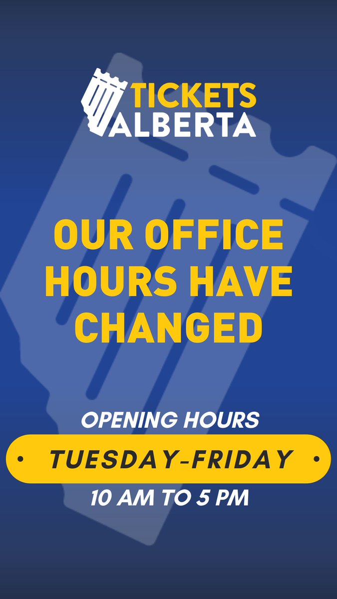 Tickets Alberta tweet media