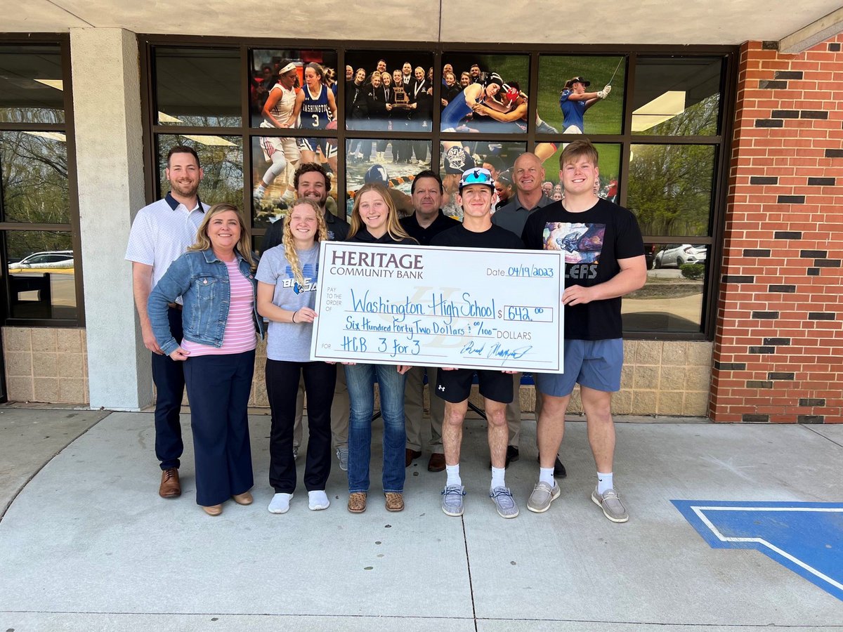 Heritage Community Bank on Twitter "That's a wrap for 3 for 3 this