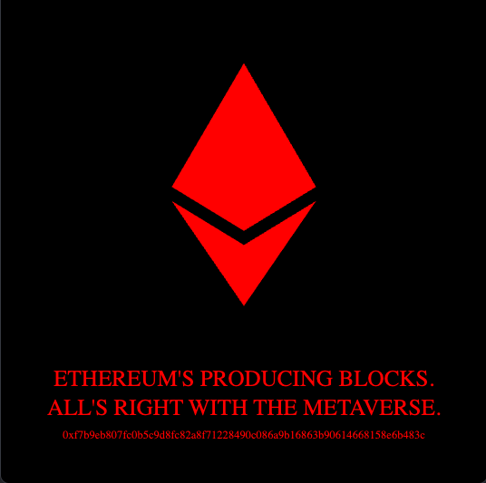 smperlow's tweet photo. @blocknoob_ Thanks for taking a look

Ether Hashes is based on a logo from the anime Neon Genesis Evangelion, which is based on an 1841 poem. NFT updates on chain w/ each block

https://t.co/ZUZKobsxKA

2 more w/ variations based on Hashmasks

https://t.co/vjsfEDp8Kh

https://t.co/8pNo6gIFiU https://t.co/i5z0DAtsDP