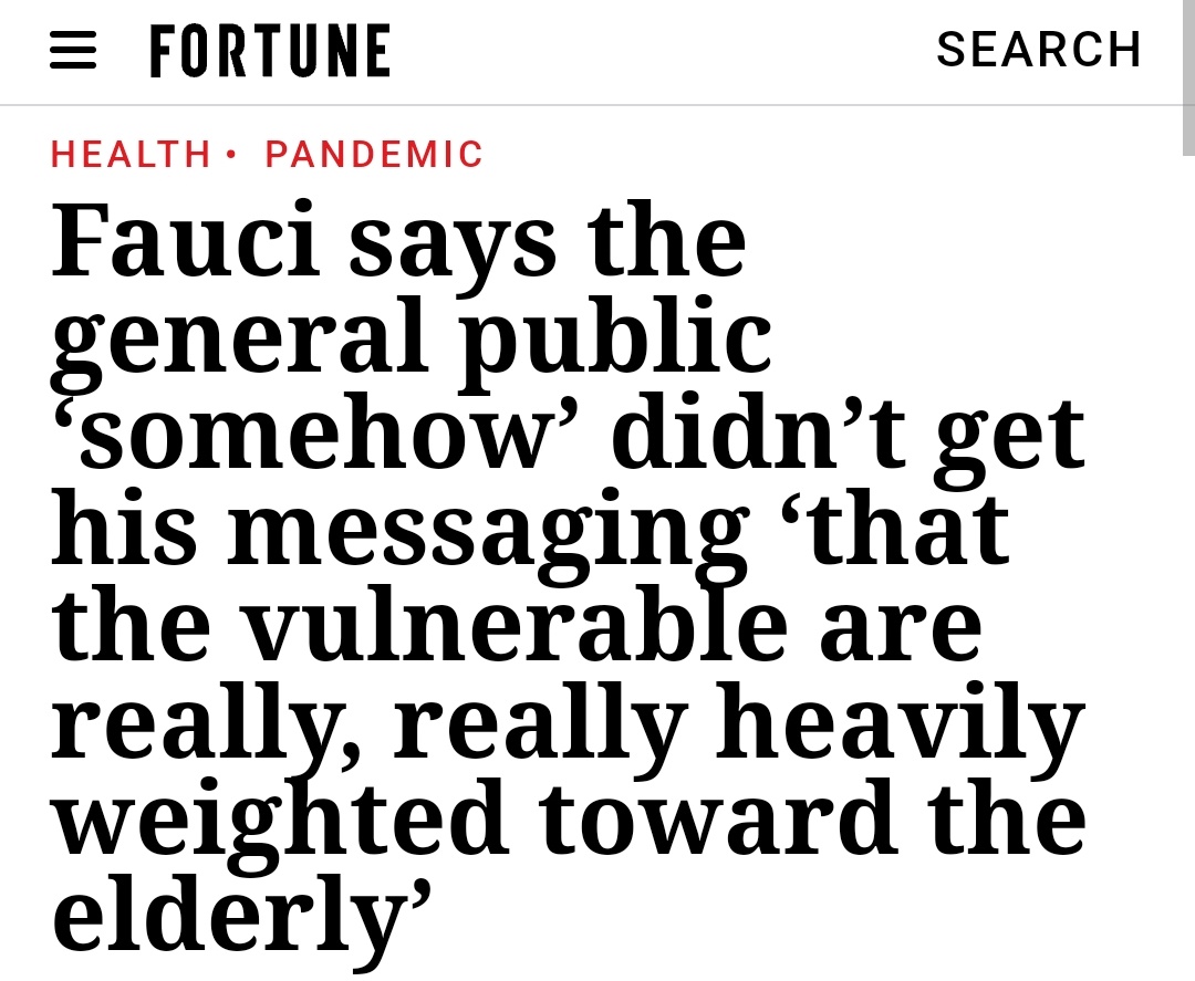 DrEliDavid's tweet photo. Really? Then why did Fauci promote lockdowns, school closures, masks and double masks, vaccine passports and repeated boosters, all for children and healthy adults?

Does he really think he can rewrite his part in the Covid "response" catastrophe?

#ProsecuteFauci https://t.co/67Et4jf2Vc