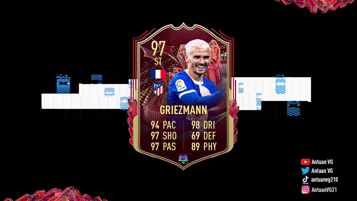 AntuanVg's tweet photo. TOTS FUT CHAMPIONS FIFA 23
° GRIEZMANN °
¡¡¡¡❤️ Y 🔄 SE AGRADECE!!!!
#TOTS #totsvote #LaligaTOTS #FIFA23TOTS #FIFA23 #Griezmann #GriezmannTOTS #FUTChampions #futchamps #totsfutchampions https://t.co/NkhNtCXYaf