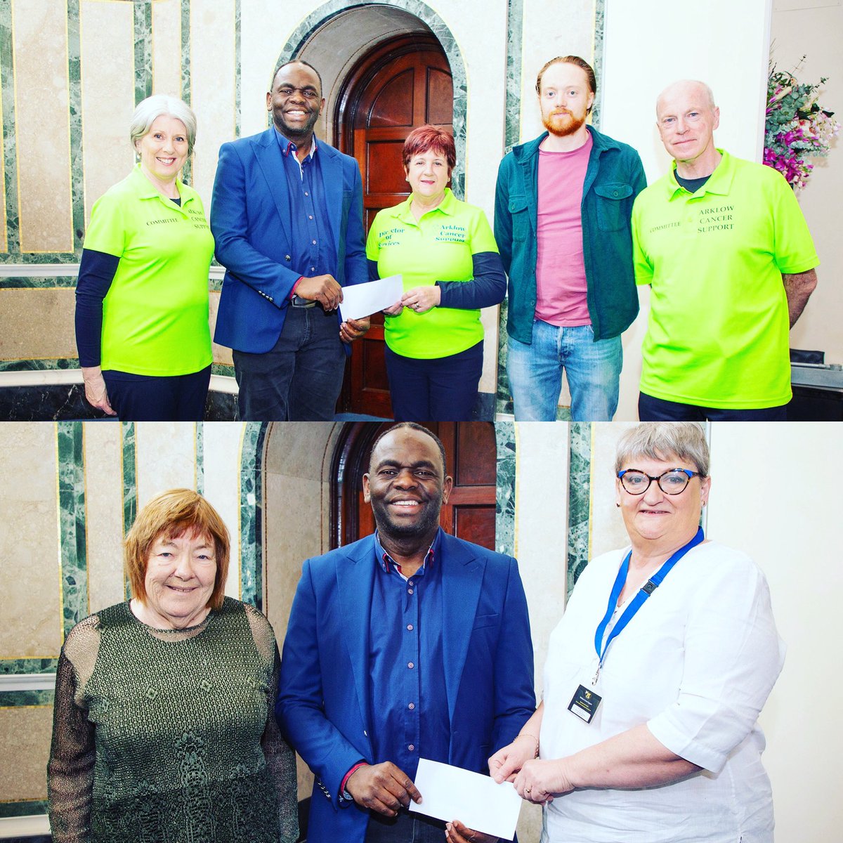 pastortosh's tweet photo. Practical Love - A big thank you 🙏 again to all the members of Arklow Christian Community Church for supporting the Arklow &amp; Wicklow Cancer Support groups to enable them to continue good work they do in both towns. . #givingback #communitysupport #wicklow #cancersupport #cancer https://t.co/iKsi9HAniG