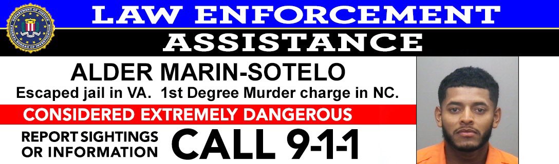 If you see him, do not approach, call 911.