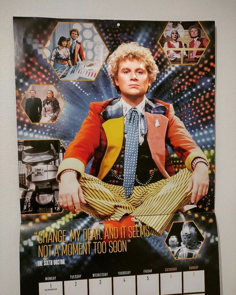 JH_Barron's tweet photo. It's May so it's time to turn the page &amp; greet Colin Baker's bombastic Sixth Doctor! Despite being dressed in a flamboyant technicolour dreamcoat, this was the darkest Doctor yet. Then primarily known for playing villains &amp; heavies, Baker brought somethi… https://t.co/rowdzUBbCH https://t.co/nHgSog9FPB