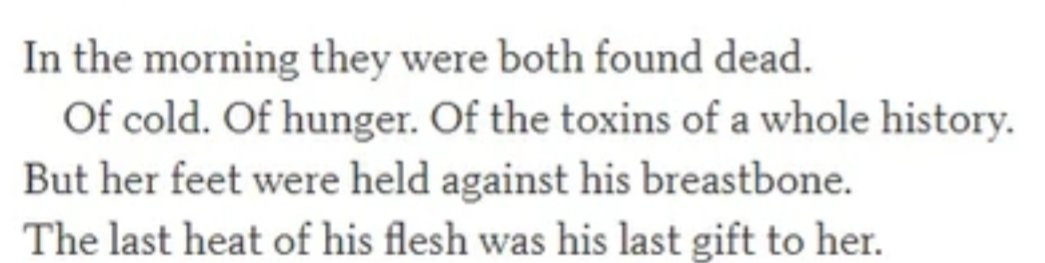lesaylmer's tweet photo. @Joseph_Fasano_ Quarantine by Eavan Boland https://t.co/0AkBnrBM1u