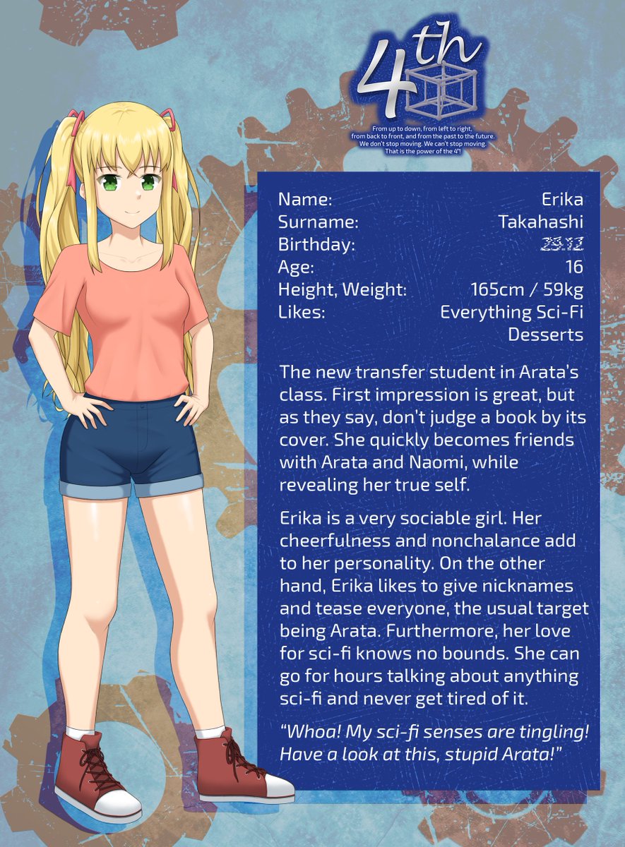 4thnoi3games's tweet photo. Main Heroines Character Profiles

#4th #visualnovel #scifi #game #ComingSoon #anime #indiegame #indiedev https://t.co/KsUzUkIMrd