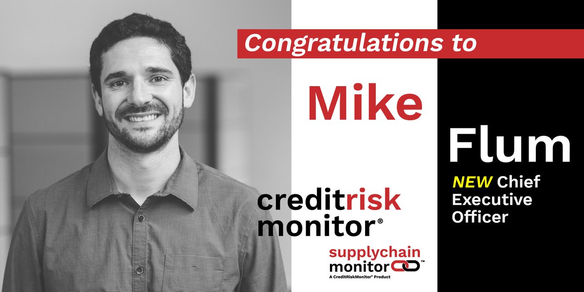 A hearty congratulations to Mike Flum on being appointed our company's new Chief Executive Officer!

Press Release: creditriskmonitor.com/resources/pres…
