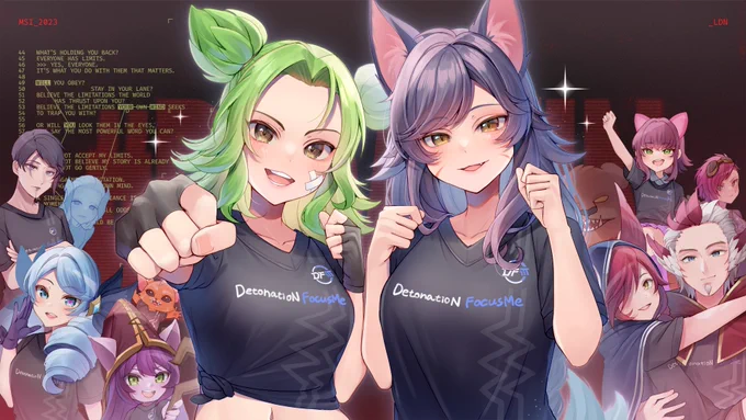 DFMWIN!!!!! #MSI2023 #MSI2023チアボード #DFMWIN