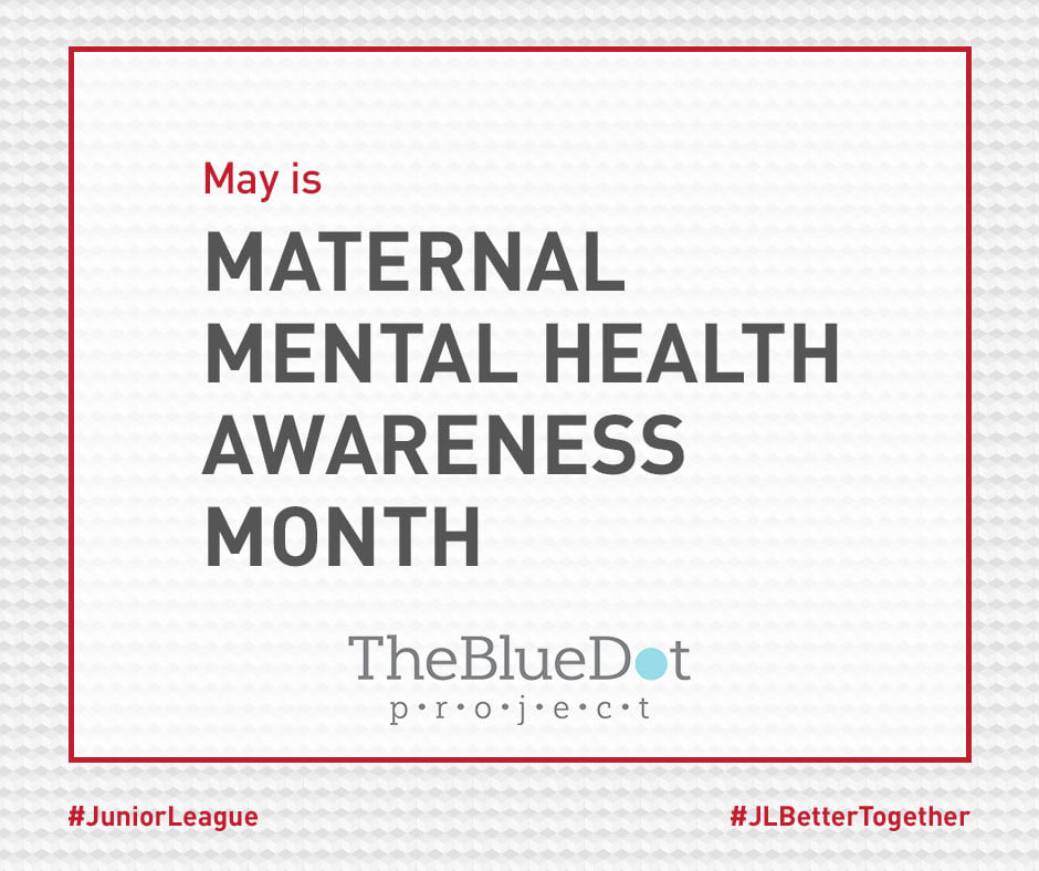 May is Maternal Mental Health Awareness Month. Each year, our friends at @TheBlueDotPrj host a social media awareness campaign where Moms are invited to give a behind the scenes of motherhood. Learn more about #MMHWeek2023 here: bit.ly/3ndFfpb