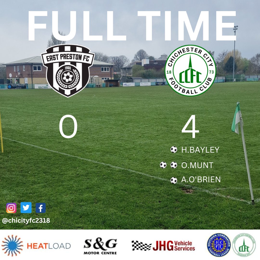 Final whistle blows at Lashmar Road and our U23s have done it!! 
22-23 West Division Champions!!!! 

#UpTheChi 🟢⚪️