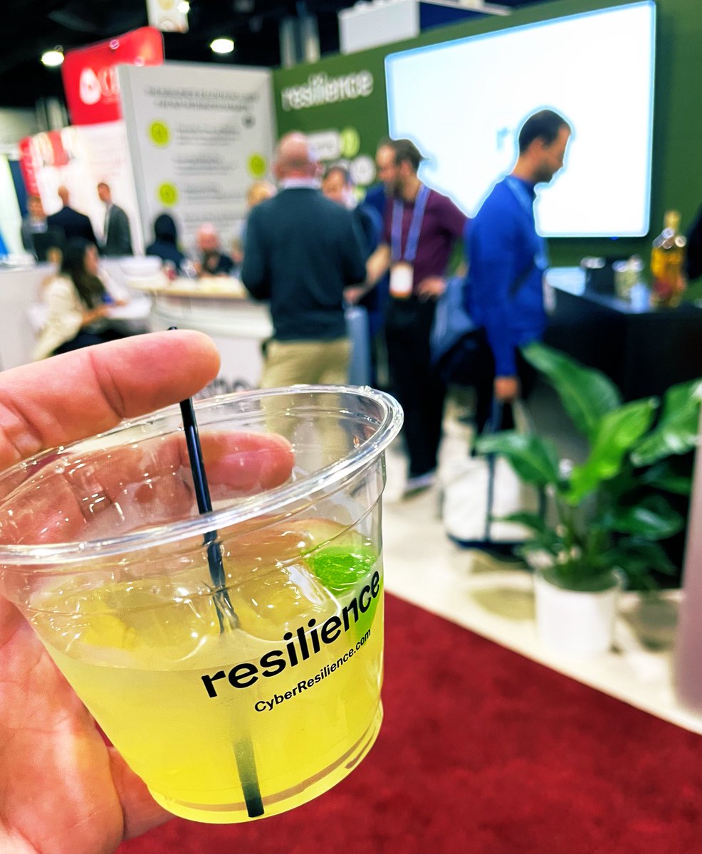 sh4t's tweet photo. Walking around #riskworld with a thirst?  We have a fountain of knowledge available via our wonderful team and beverages and empanadas for you. https://t.co/wkjh302tB6