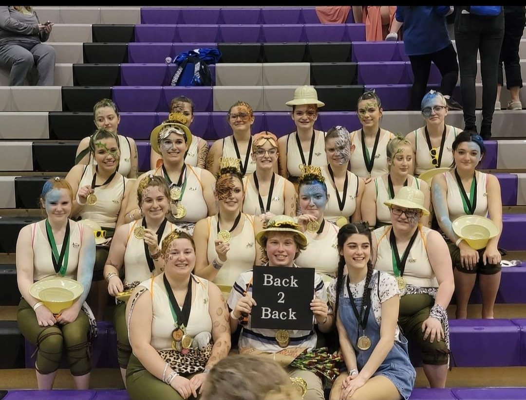 Congratulations to the EFHS Colorguard who came in 1st this past weekend at our Region 8 Championships!! #jumanji #efstrong #warriorproud #throughthefireandtheflame #Champion