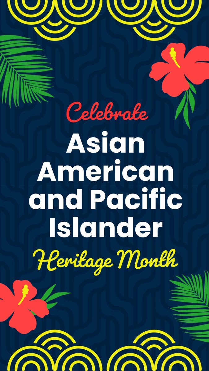 Happy Asian American and Pacific Islander Heritage Month!
🎉🌺🎊 We are proud to celebrate the rich heritage and accomplishments of AAPI individuals. We encourage our students and staff to learn about and appreciate the diverse cultures and traditions of the #AAPI community.