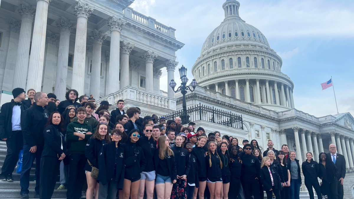 RepMcGovern's tweet photo. Last week I hosted 84 incredible young musicians at the Capitol—students from Burncoat High who came to play at the 60th anniversary celebration of MLK’s “I Have a Dream” speech. And the Worcester community raised over $15,000 in a flood of donations to make it happen! Amazing! https://t.co/FtGZSfHVx4