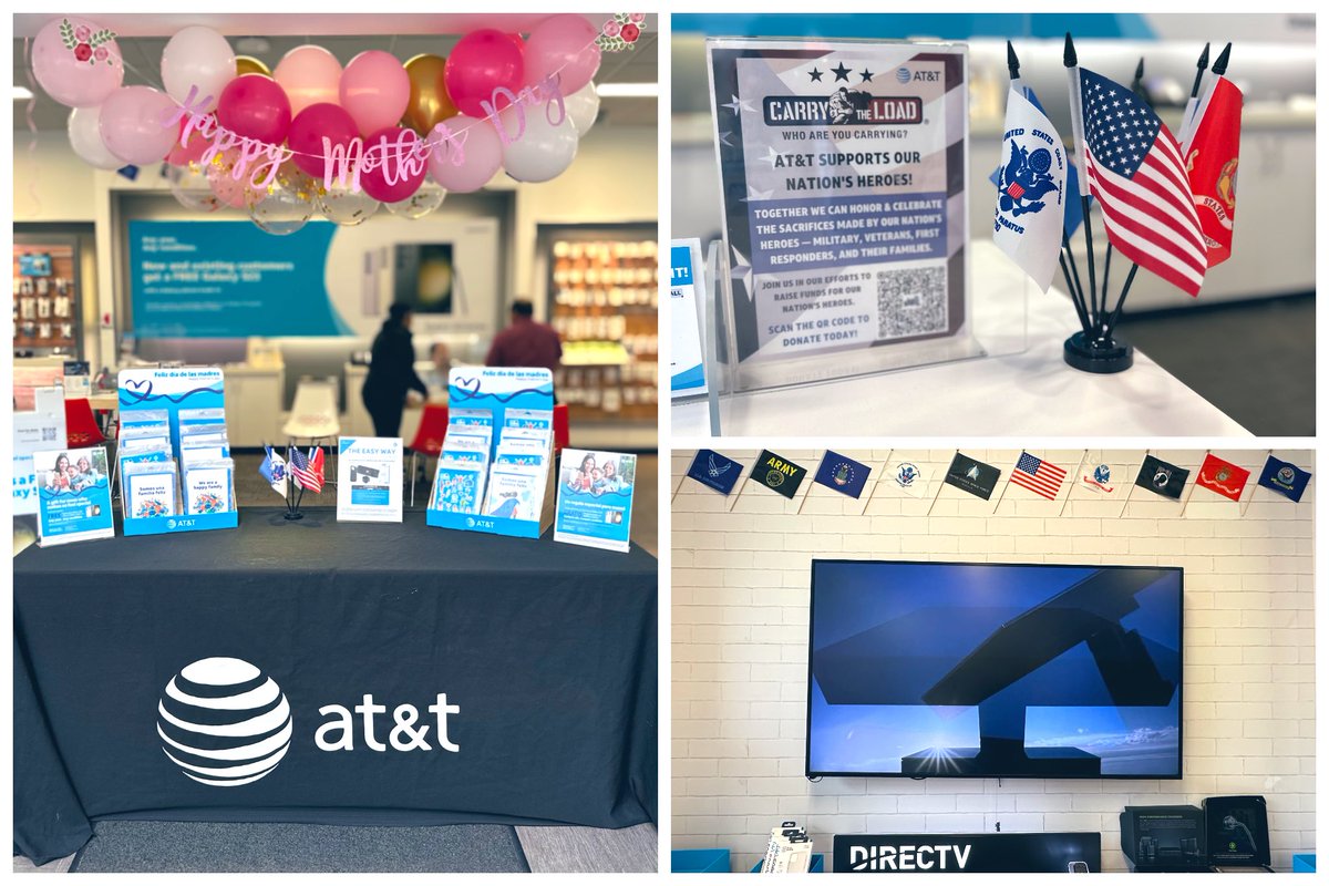 We love to show appreciation for our military, our mothers, and especially our military mothers!! #MothersDay #MilitaryAppreciationMonth 
@AmelAriel09 @TadrosPatrick @Vinecia_F @judy_cavalieri @theeastregion @ATT