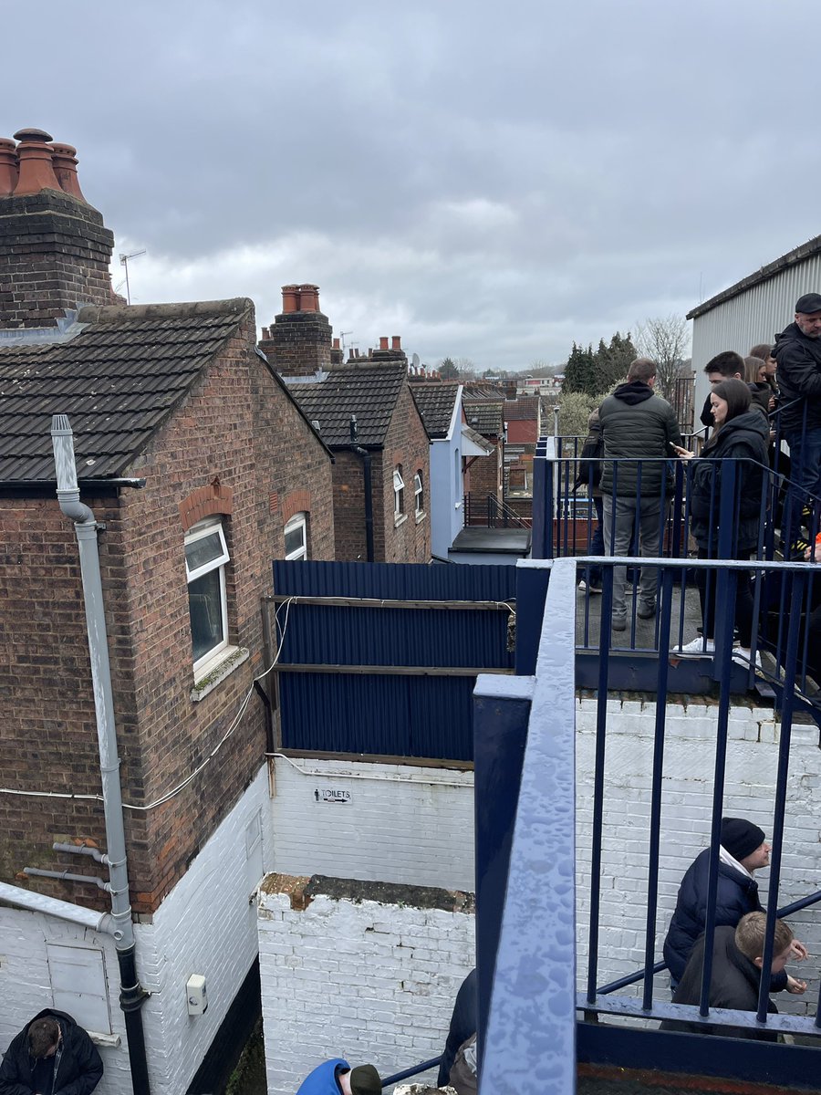 Simwheel's tweet photo. @NoContextBrits At least the away end is smart! https://t.co/66idTH6wsr
