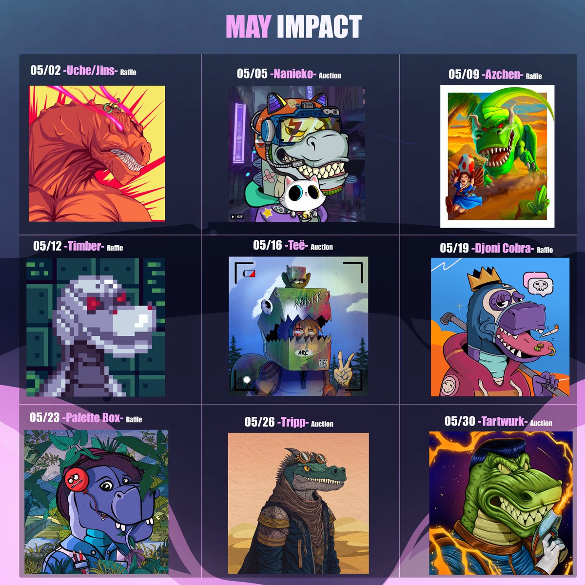 Coffeeoholic's tweet image. 👀 Still fading on @AnnoyedRexClub ?

More will follow in June 😱😁😱