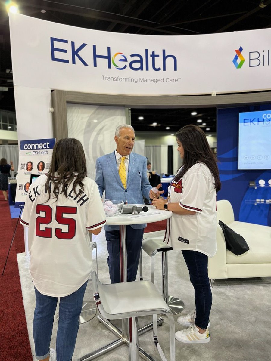 EKHealth's tweet photo. DAY 1 of RIMS #RISKWORLD 2023 in Atlanta. The EK booth looks great, the EK team with their Atlanta Braves jerseys lookin' fantastic!
#TheFunOnes #TeamEK #25Years
Thanks to everyone who stopped by today. We look forward to more great conversations tomorrow! 🙏
@RIMSorg https://t.co/wJy1yWiitU