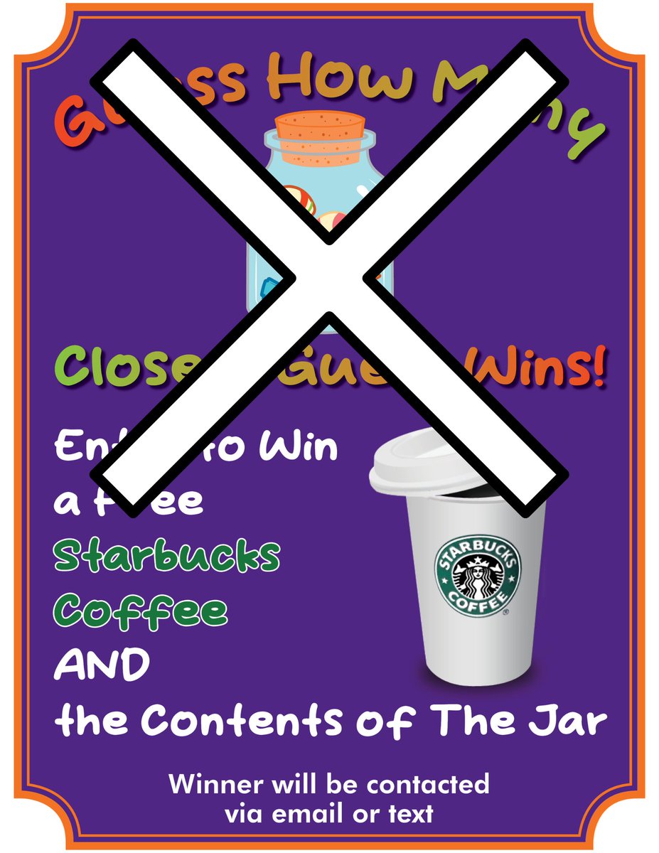 Our contest is over and we have 2 winners! Congratulations to Amy Tran and Malerie Wilson, both with guesses of 132 Dum-Dums in the jar. The actual number the jar contained was 131.
