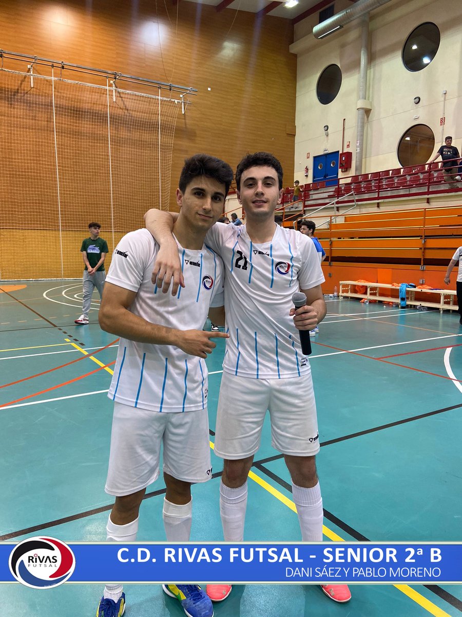 cdrivasfutsal's tweet photo. ⚽ 🤍🖤 Dani Sáez y Pablo Moreno 6 campeonatos de liga juntos en categorías benjamín, alevín, infantil, cadete, juvenil y senior. Un ejemplo del trabajo y cariño que ponemos en Rivas desde las categorías benjamín y alevín formando una solida cantera. https://t.co/s8kZy4aLsJ