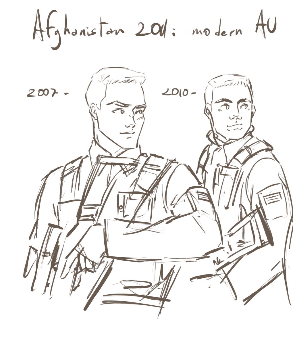MoriSWebcomic's tweet photo. •30th of April #ComicGab
Final one!
I actually have a whole modern AU story!
I connected a modern military AU with some RockstarxGroupie, Banksyxdetective and the aftermath of all that!
And in this one, there's kinda 2 stories connecting at the end >^<
I promise it makes sense https://t.co/XMlqVZ0KJC