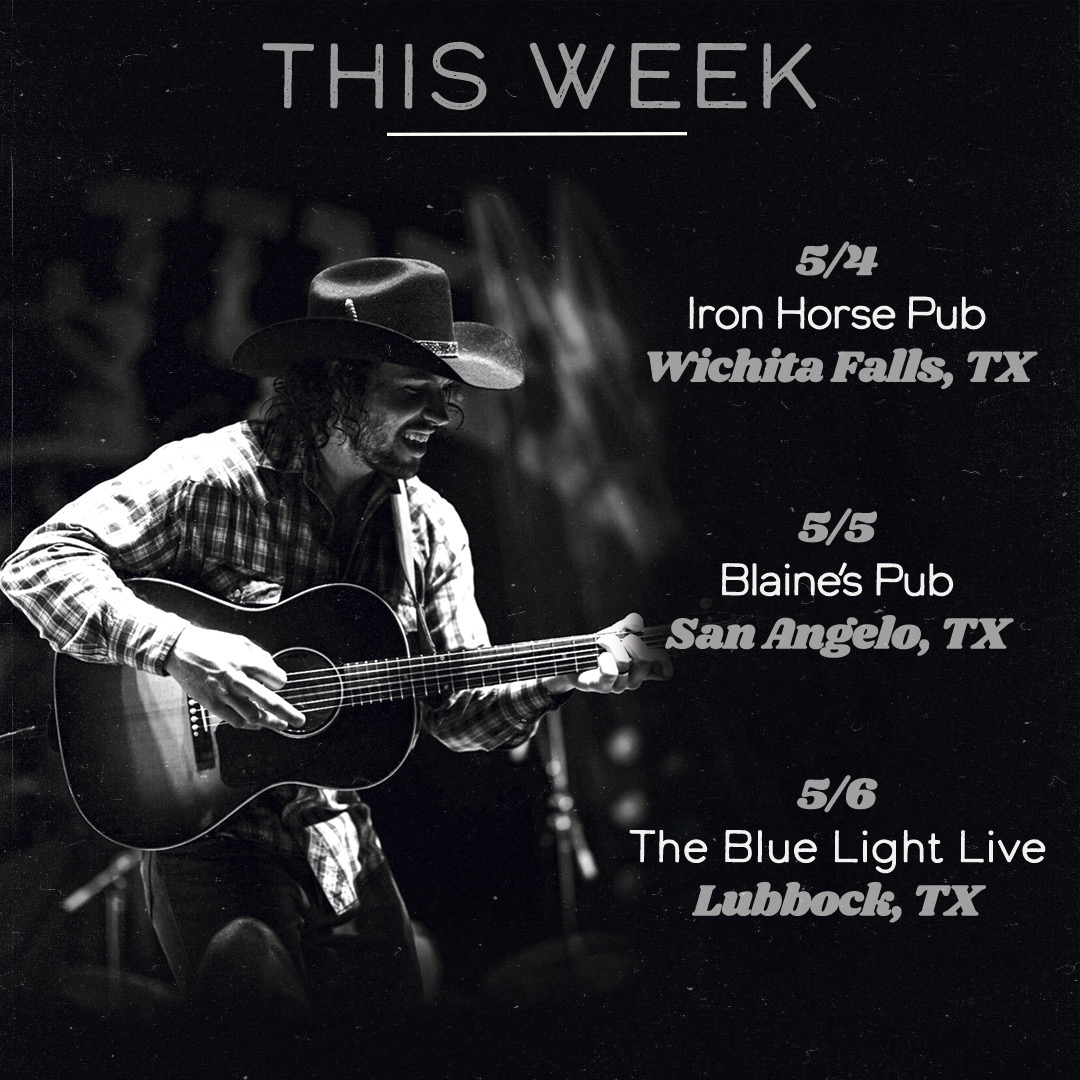 JoshMeloyMusic's tweet photo. Texas! We’re in Wichita Falls, San Angelo, and Lubbock this week. Which show you coming to? Tickets available at  https://t.co/FD4pHZbriB
-
5.4 - Wichita Falls, TX - Iron Horse Pub
5.5 - San Angelo, TX - Blaine’s Pub
5.6 - Lubbock, TX - The Blue Light Live
-
📸 Insta: photostubb_ https://t.co/pMOIQYdWbr