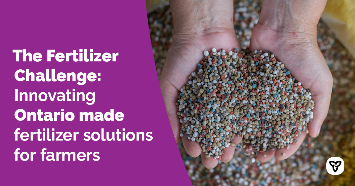 AgricultureON's tweet photo. Ontario is helping innovators find fertilizer alternatives for farmers through the Fertilizer Challenge. Escarpment Renewables is developing organic fertilizer and is now in field trials.
Learn more at: https://t.co/Pqi0lWGkmT #OntAg #Bioenterprise https://t.co/OHBxZ53DcR