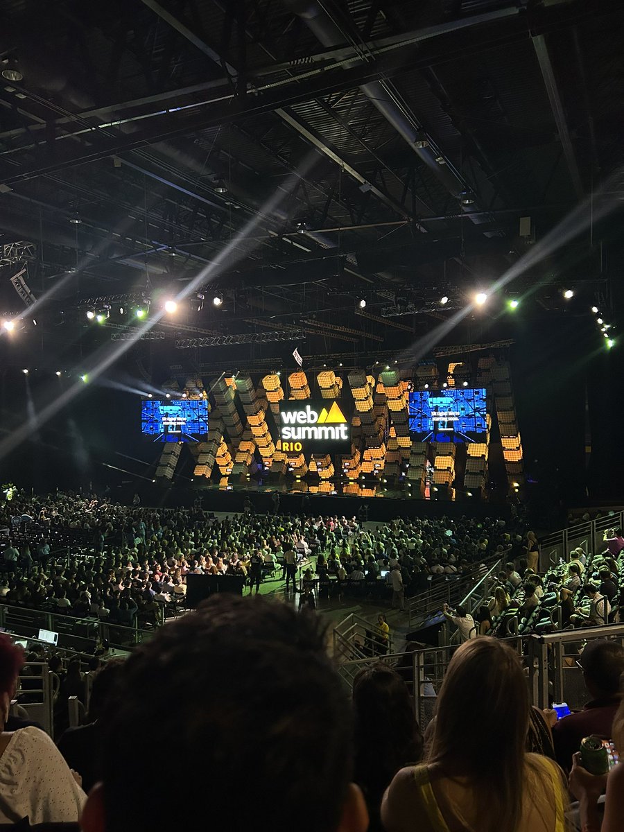 Opening ceremony at <a href="/WebSummitRio/">Web Summit Rio</a> and soon to present is <a href="/UseMultiplier/">Multiplier</a> and <a href="/SagarKhatri93/">Sagar Khatri</a> who has been hand selected as the next Unicorn business to share our mission 🚀

#AWorldWithoutLimits #ABorderlessWorld