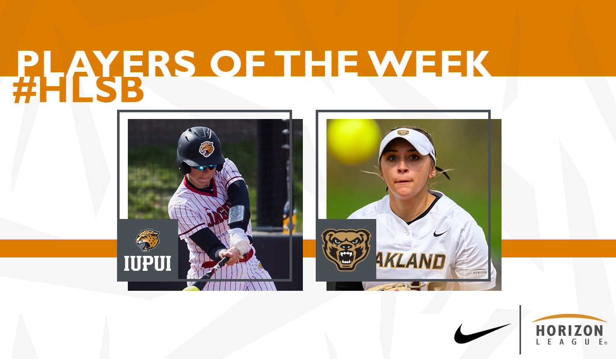 Horizon League (@horizonleague) on Twitter photo Kayla Freiberg (<a href="/kaylafreiberg/">‧͙⁺˚*・༓☾kayla freiberg☽༓・*˚⁺‧͙</a>) of @IUPUISoftball and Sydney Campbell of <a href="/OaklandSoftball/">Oakland Softball</a> earned this week's <a href="/Nike/">Nike</a> #HLSB awards!
🥎: bit.ly/3LlHGxV Kayla Freiberg (<a href="/kaylafreiberg/">‧͙⁺˚*・༓☾kayla freiberg☽༓・*˚⁺‧͙</a>) of @IUPUISoftball and Sydney Campbell of <a href="/OaklandSoftball/">Oakland Softball</a> earned this week's <a href="/Nike/">Nike</a> #HLSB awards!
🥎: bit.ly/3LlHGxV