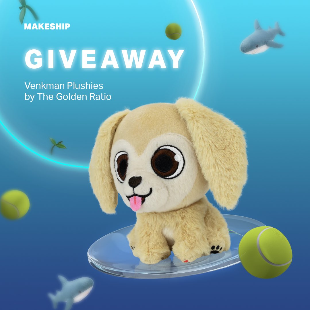 Y'all. Makeship is giving away free Venk plushies! There are 2 up for grabs. To enter:  1. Follow @makeship and <a href="/TheGoldenRatio4/">The Golden Ratio</a>
2. Retweet this post     
Giveaway ends May 4th at 2pm (ET) and Makeship will pick and reach out to the winners. Good luck!