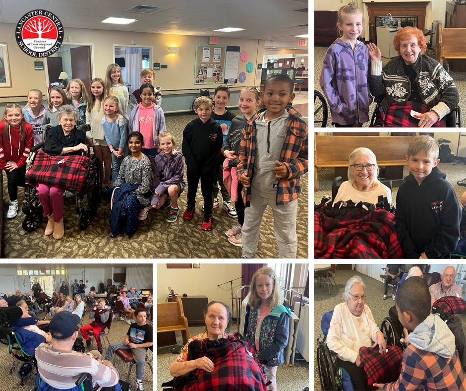 Lancaster Schools (@lancastercsd) on Twitter photo During Kindness Week in February, John A. Sciole students began making blankets for patients at <a href="/GreenFieldsCCC/">The GreenFields</a>. Recently, students in the Good Citizens Club delivered them and enjoyed spending time with residents. During Kindness Week in February, John A. Sciole students began making blankets for patients at <a href="/GreenFieldsCCC/">The GreenFields</a>. Recently, students in the Good Citizens Club delivered them and enjoyed spending time with residents.