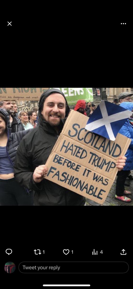 CharlieMileo's tweet photo. @johncusack heard trump got a great reception in Scotland 🤣😂🤣😂 not https://t.co/4X9umTBcm9