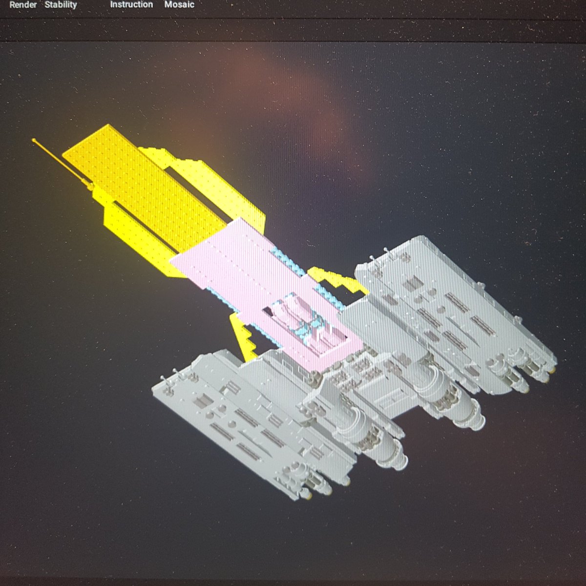 Started recently on a new model and made good progress on it yesterday 😊

#LEGO #Stargate