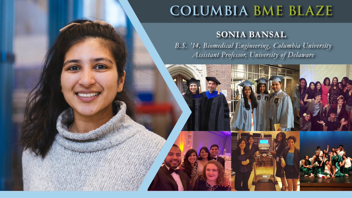 Columbia BME (@columbiabme) on Twitter photo In our May #BMEBlaze spotlight, we loved catching up with <a href="/CUSEAS/">Columbia Engineering</a> alumna <a href="/soniab742/">Sonia Bansal, PhD</a> to learn about her Columbia BME experience! π
"The education and research opportunities I got at Columbia BME opened so many doors for me."β£
Get to know Sonia at bit.ly/SoniaBME In our May #BMEBlaze spotlight, we loved catching up with <a href="/CUSEAS/">Columbia Engineering</a> alumna <a href="/soniab742/">Sonia Bansal, PhD</a> to learn about her Columbia BME experience! π
"The education and research opportunities I got at Columbia BME opened so many doors for me."β£
Get to know Sonia at bit.ly/SoniaBME